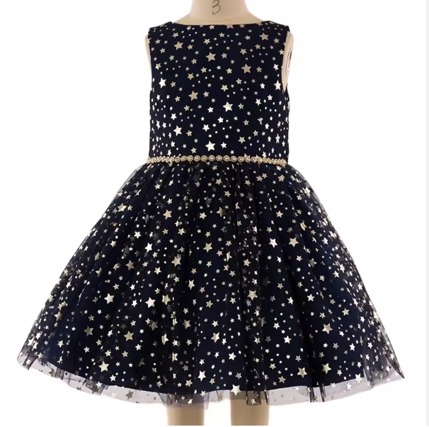 Children's Kids Casual Long Dresses Girl Female