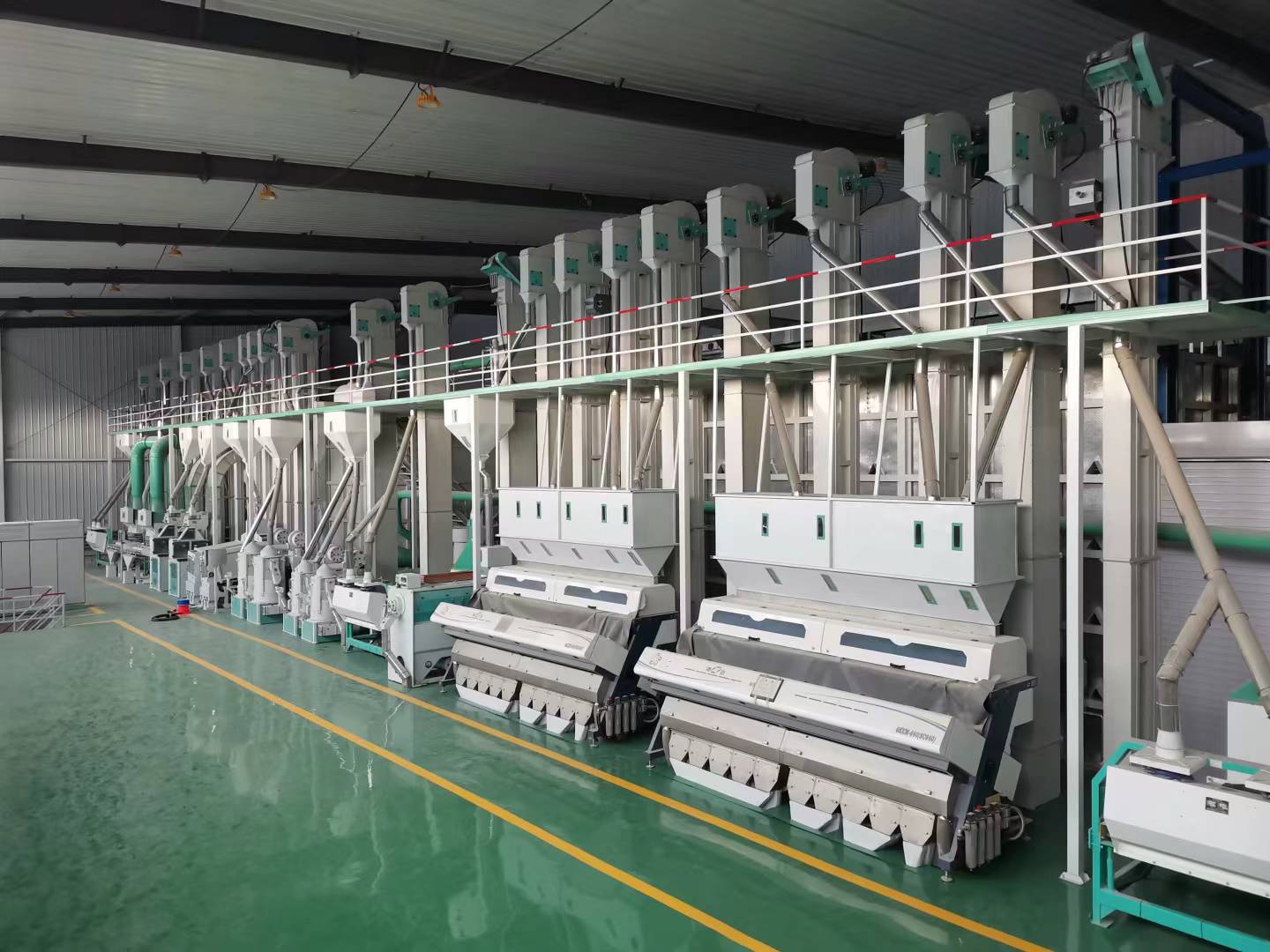high efficiency rice milling plant