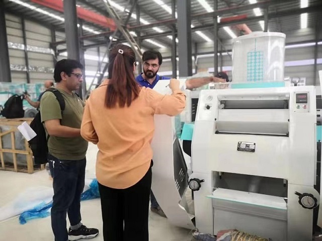 The Pakistan rice flour production line has put into production