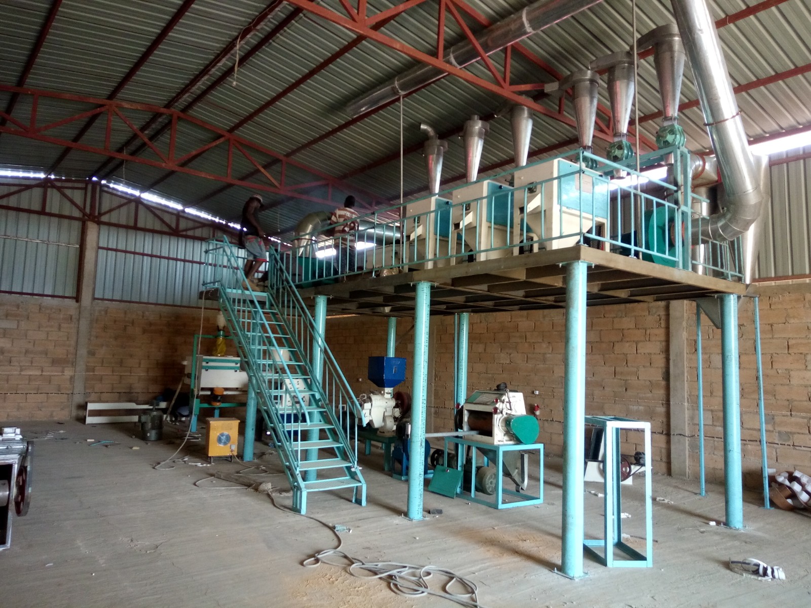 input 7ton/h maize flour milling plants