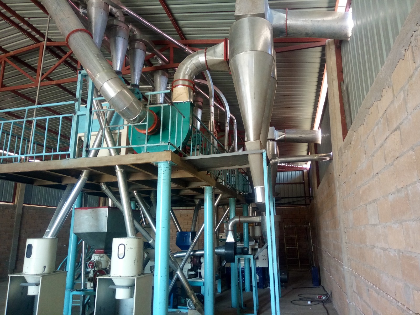 maize flour milling machine