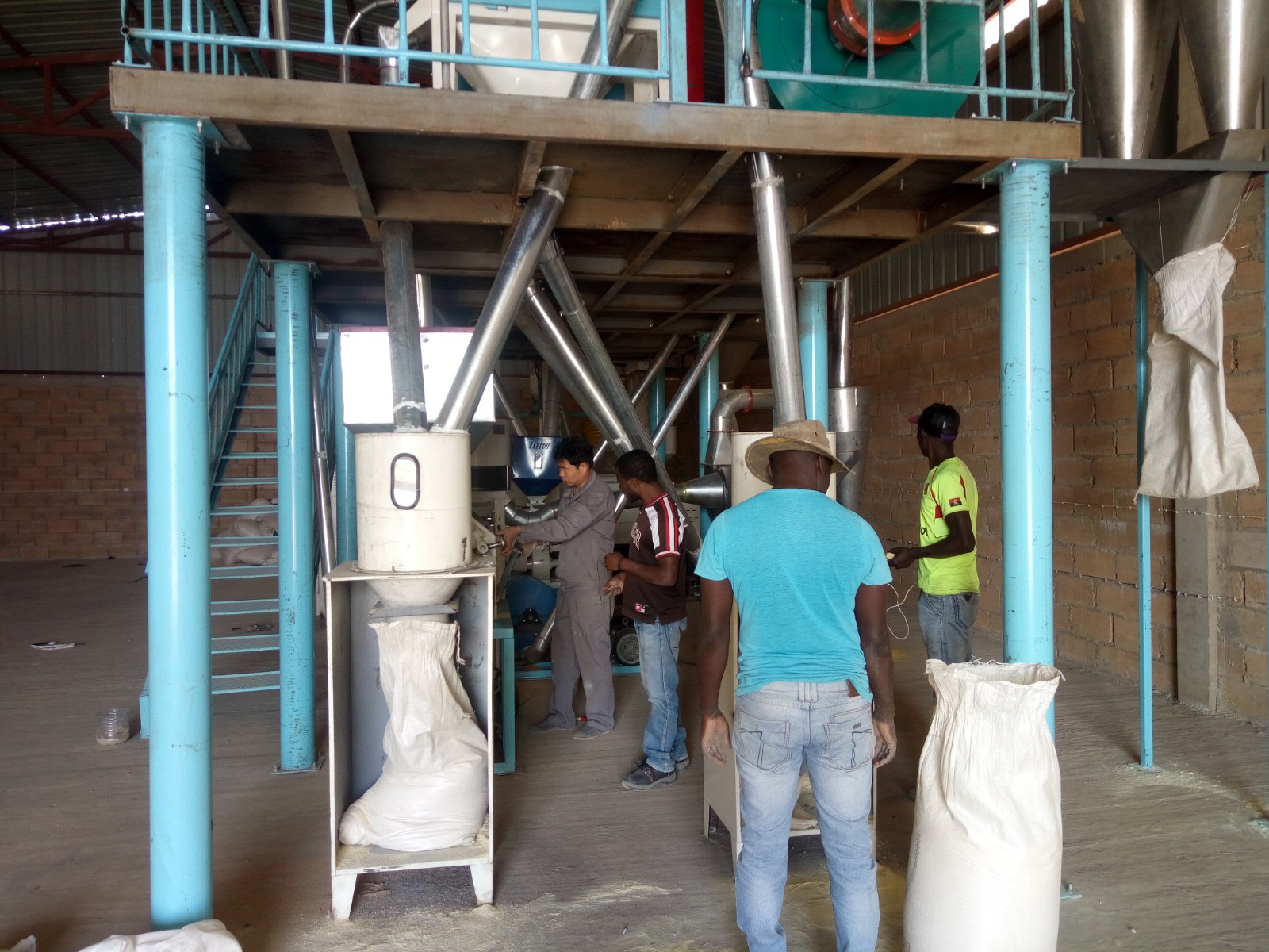 500kg/h maize flour milling machine