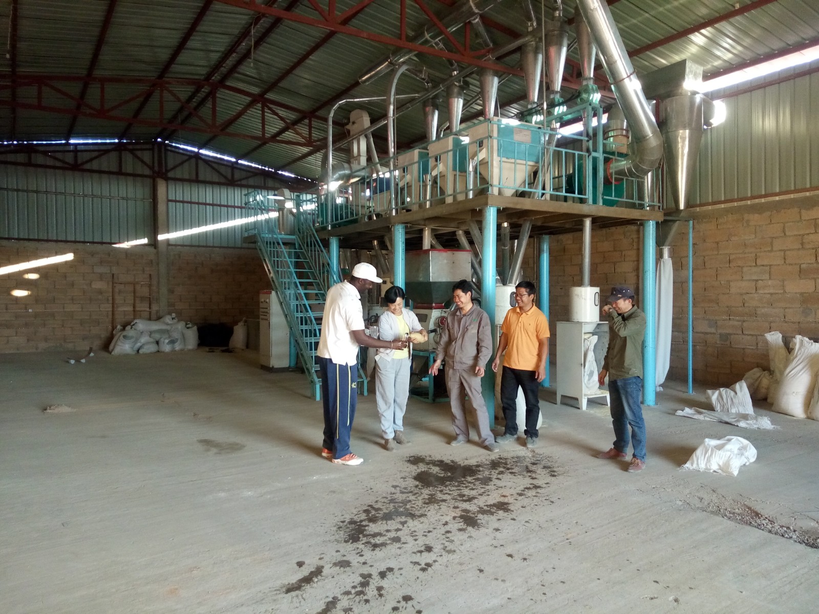 maize flour milling machine