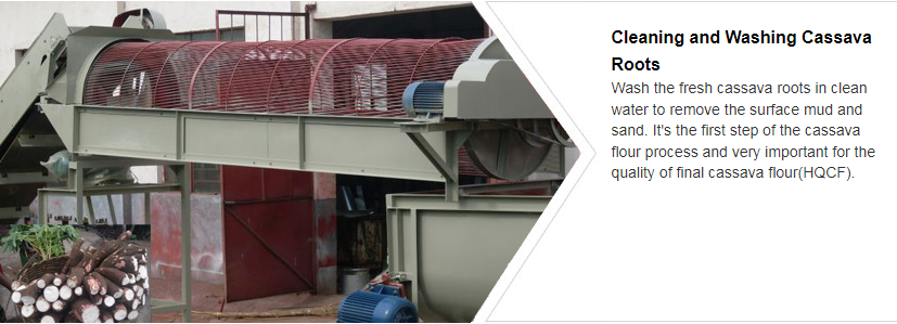 small scale cassava flour processing machine