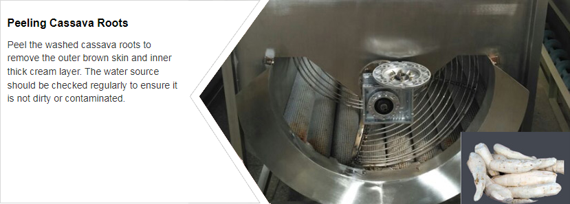 Home use cassava flour processing machine
