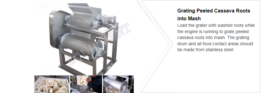 1T/H Cassava flour processing machine