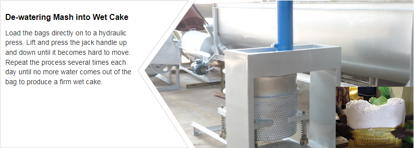 small scale cassava flour processing machine