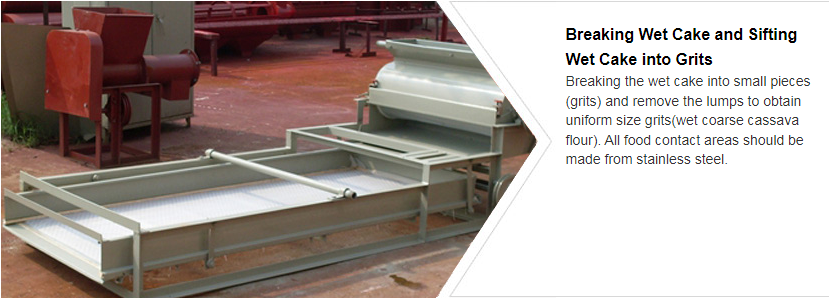 Home use cassava flour processing machine