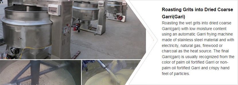 Modern cassava flour processing machine