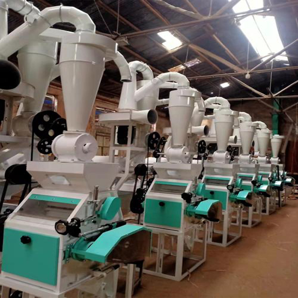 Hot Selling 1T/H Maize Flour Mill Machine For Farms