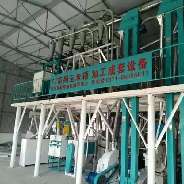 Hot Selling 1T/H Maize Flour Mill Machine For Farms
