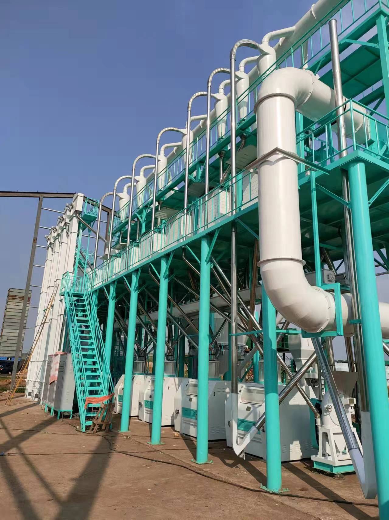 120 ton per day corn processing machine