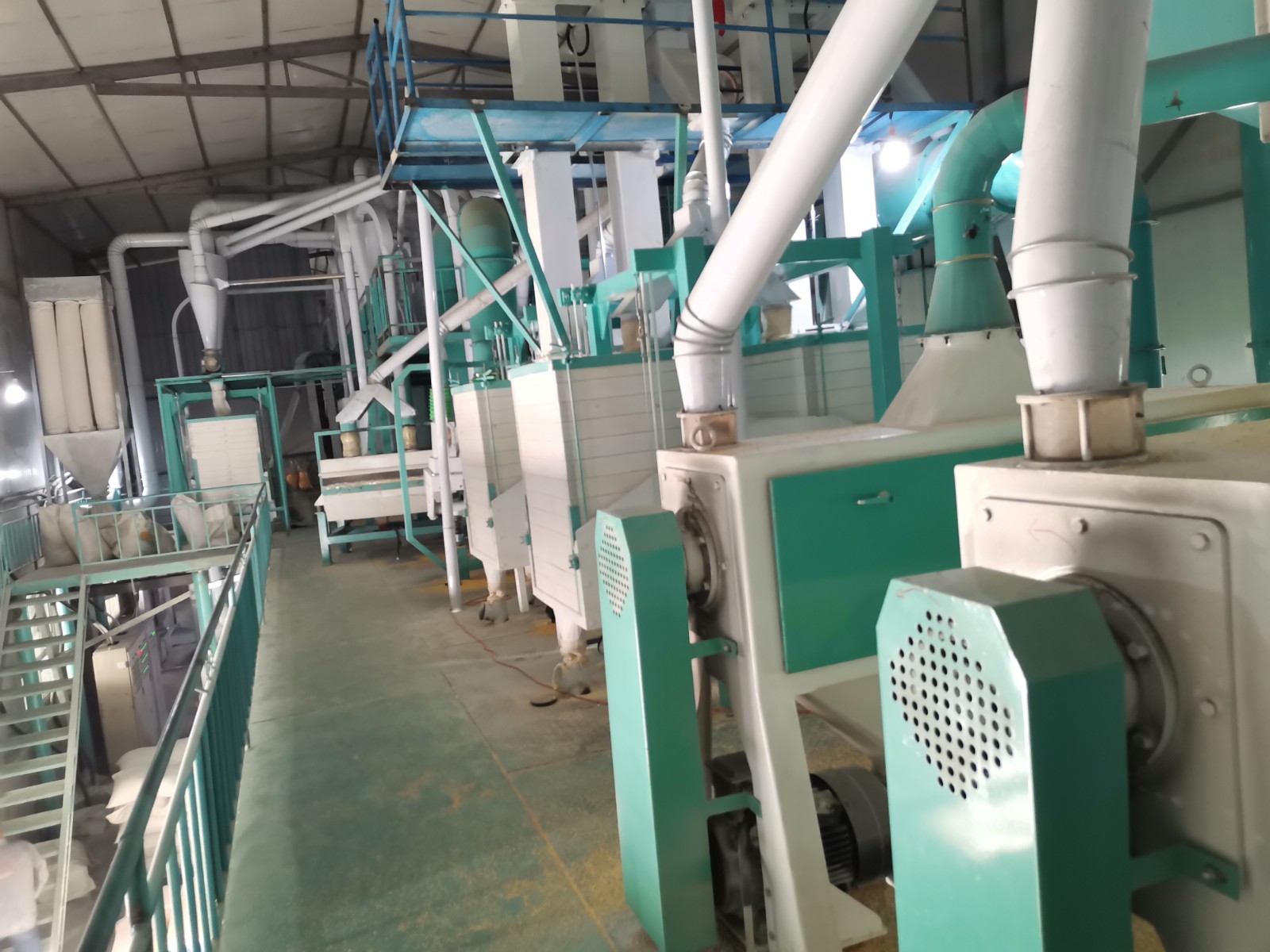 maize flour germ extraction milling plants