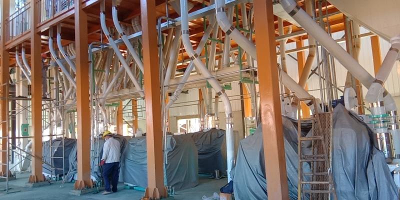 10TPH corn flour grits production line