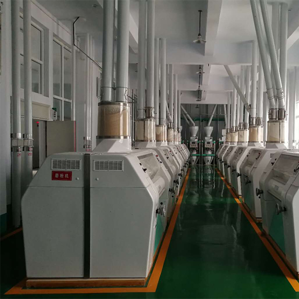 Illustrative industrial flour milling line
