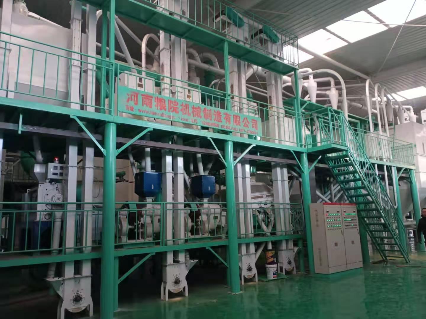 80 ton automatic corn flour milling plant