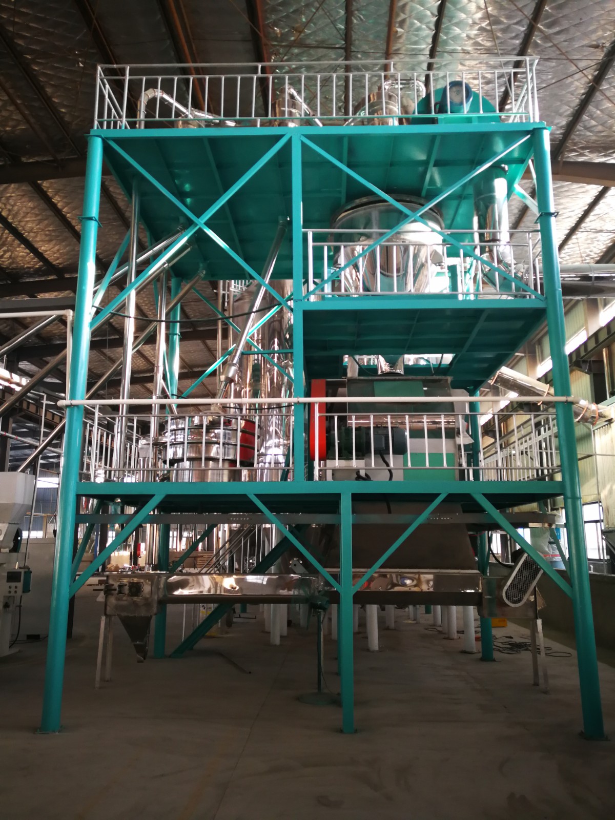 150T/D maize milling plant