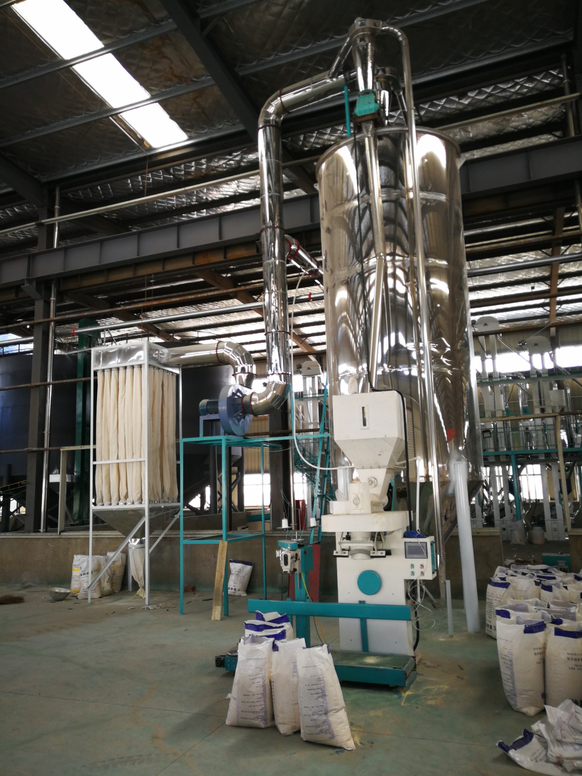 complete maize flour grits milling plant
