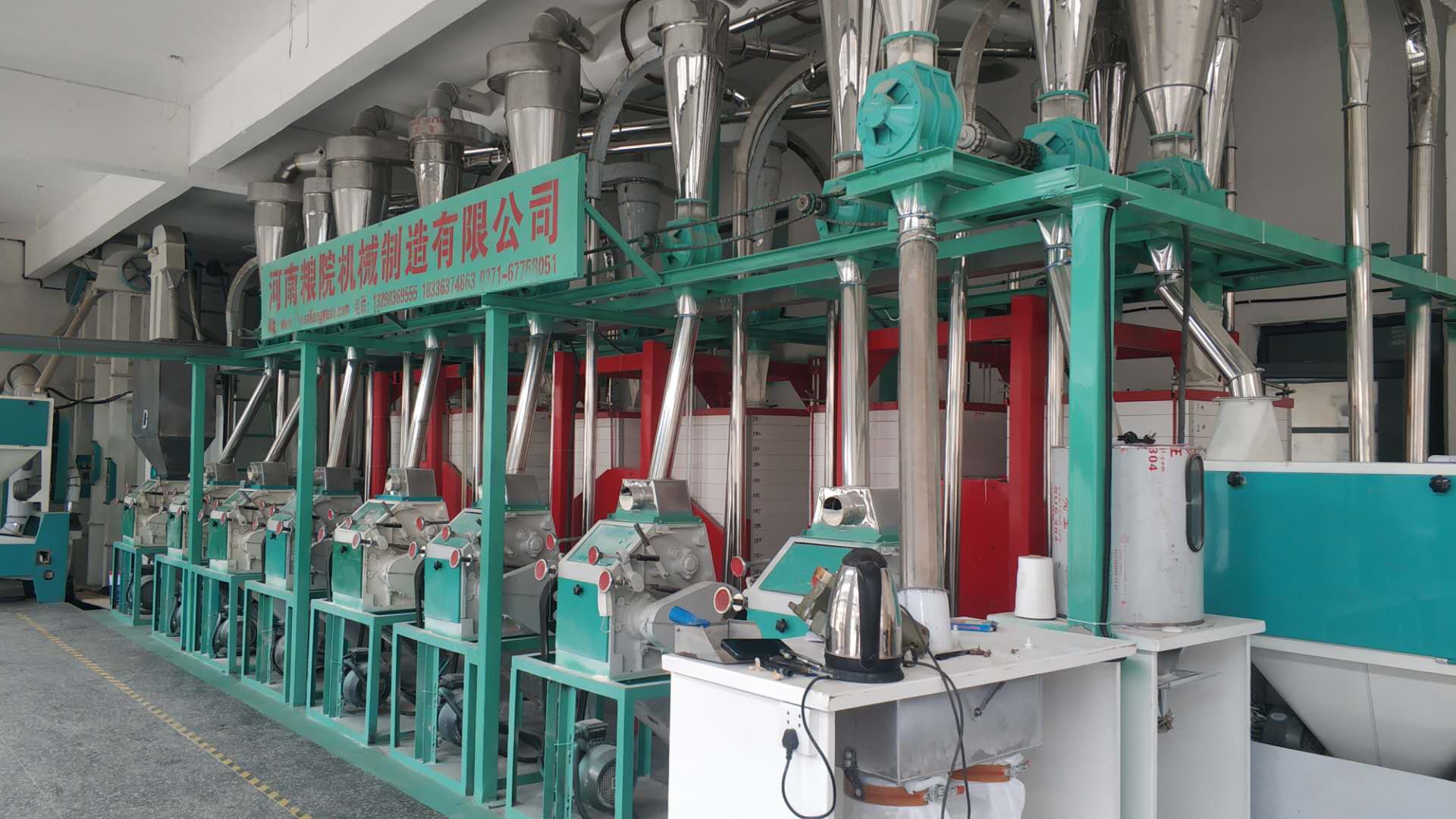 low cost wheat processing machine for farms