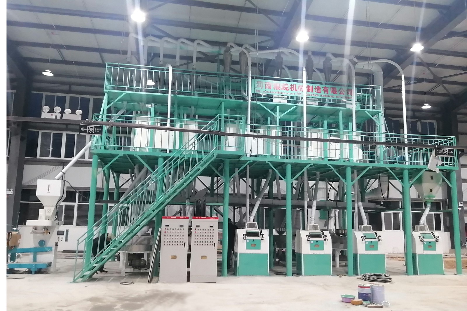 30 ton wheat processing machine