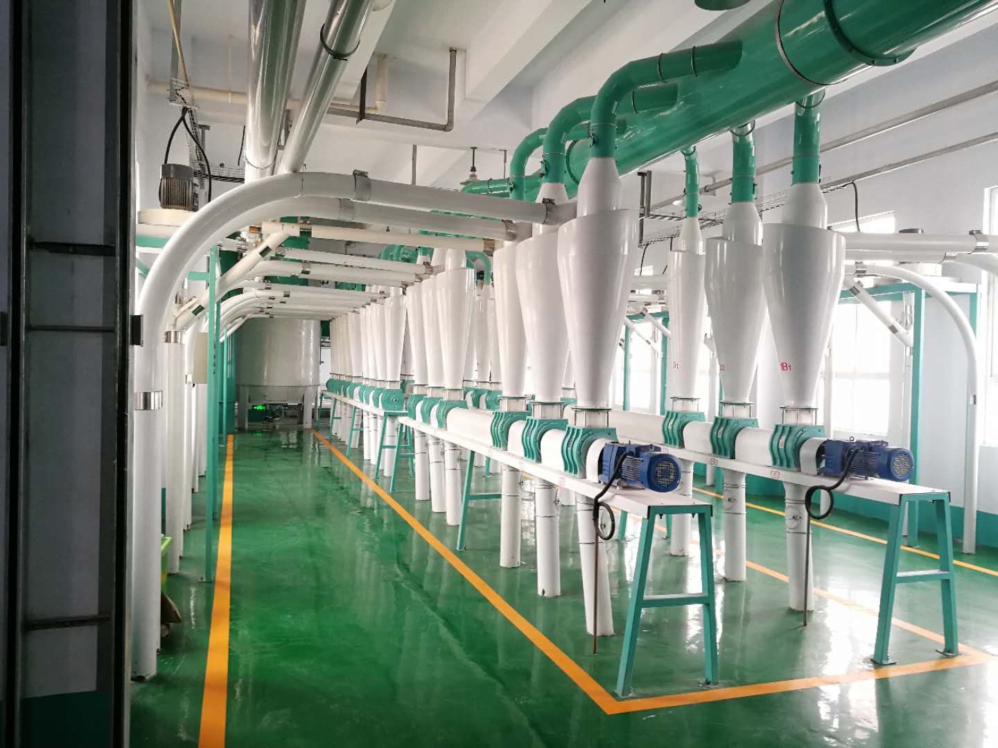 fully automatic wheat flour milling plant