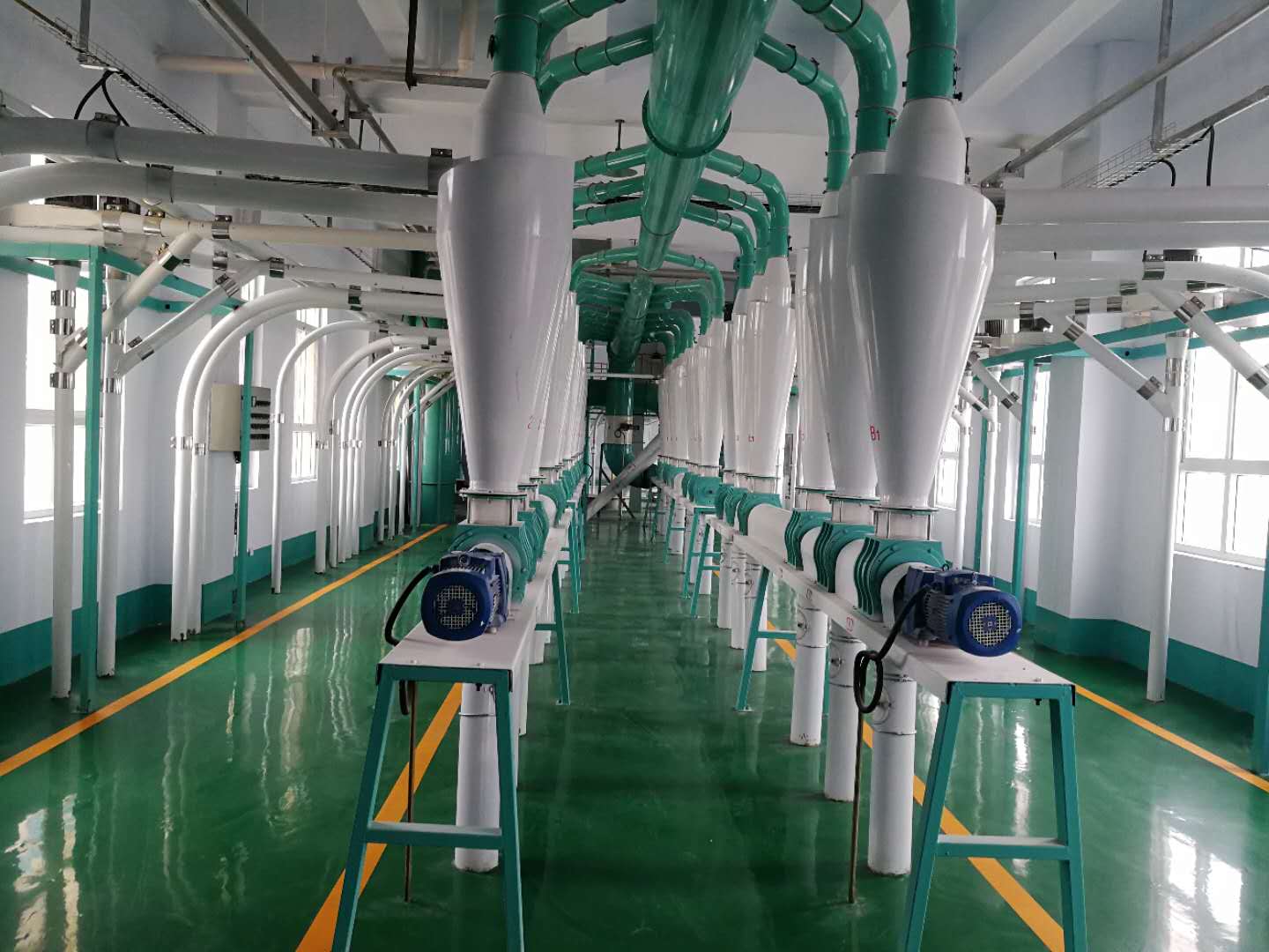 fully automatic wheat flour milling plant