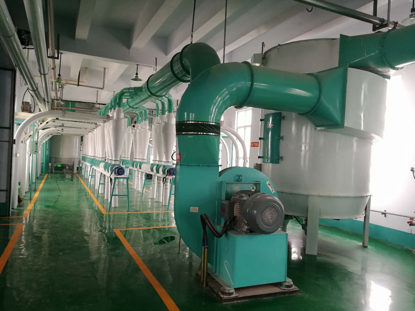 120 ton per day flour milling plant