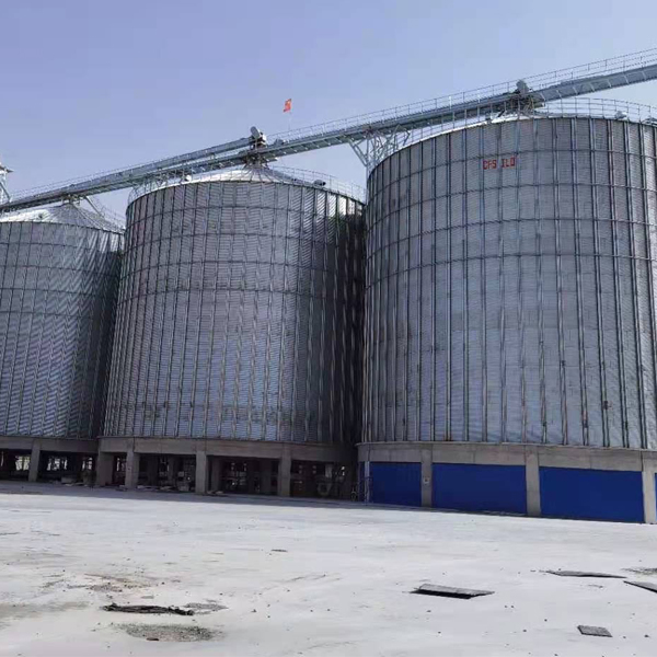 flat bottom grain storage silo