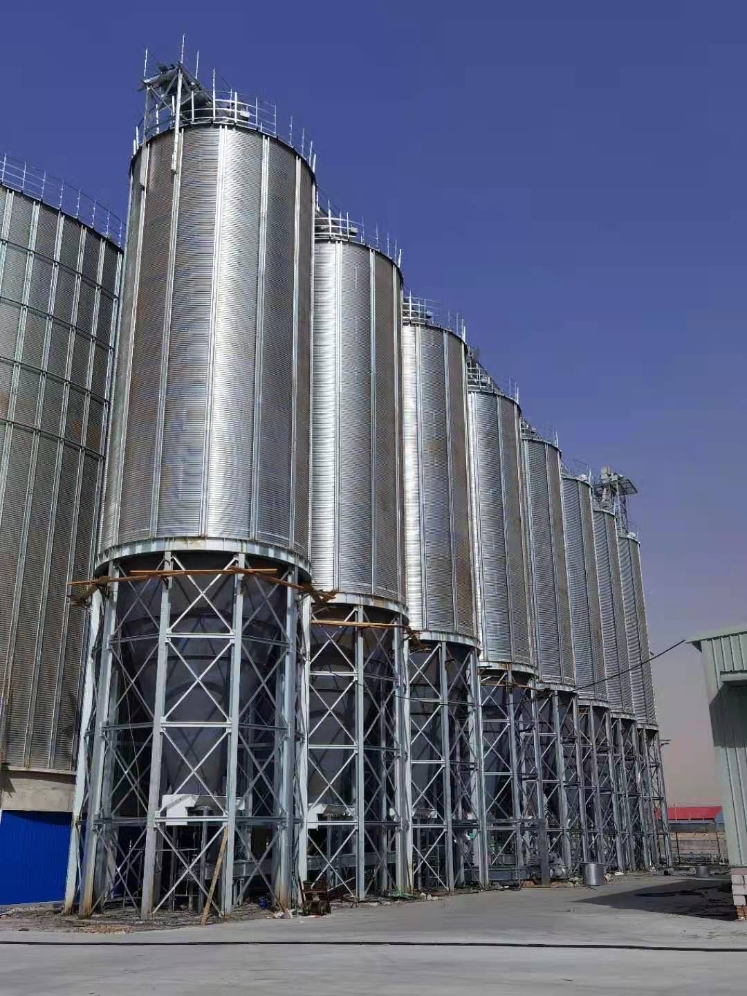 Multifunctional grain storage silo