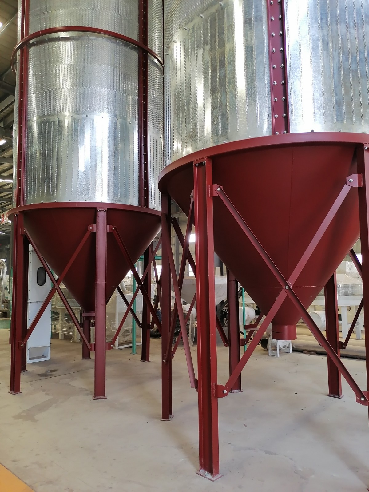 corn paddy natural-air drying silo