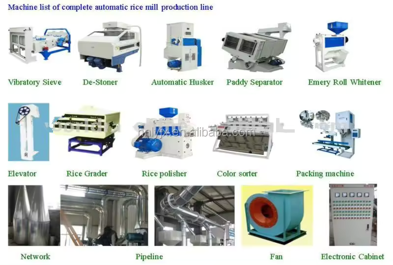 60TPD bucketwheat processing machine