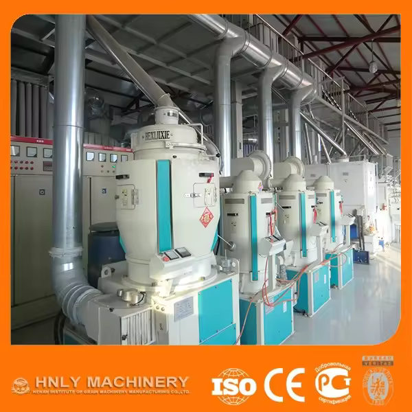 High output grain vibrating scrren machine