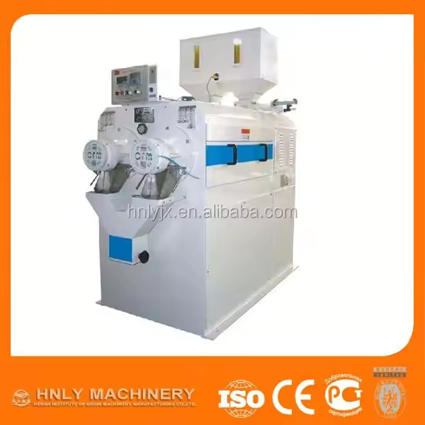 Double Roll High Output Rice Polisher Machine