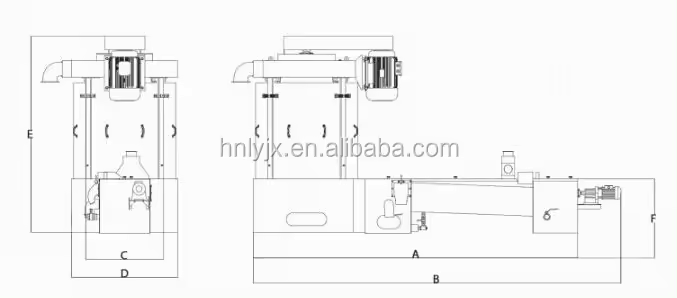 Small wheat washer machine