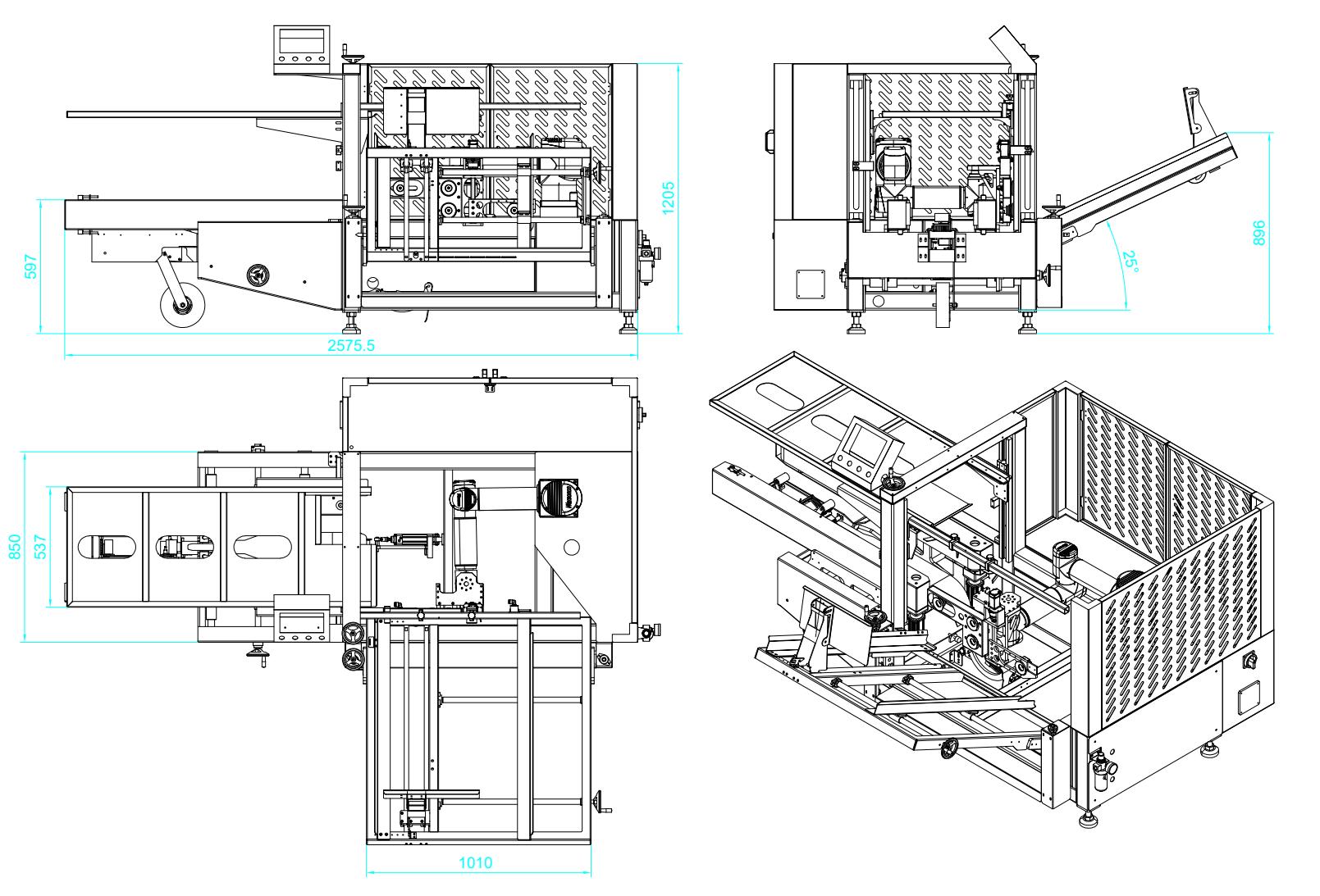 China box opening machine