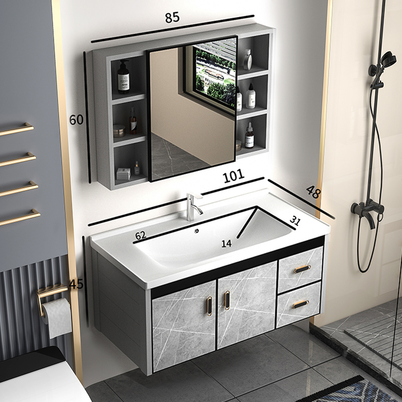 modern freestanding bathroom vanity