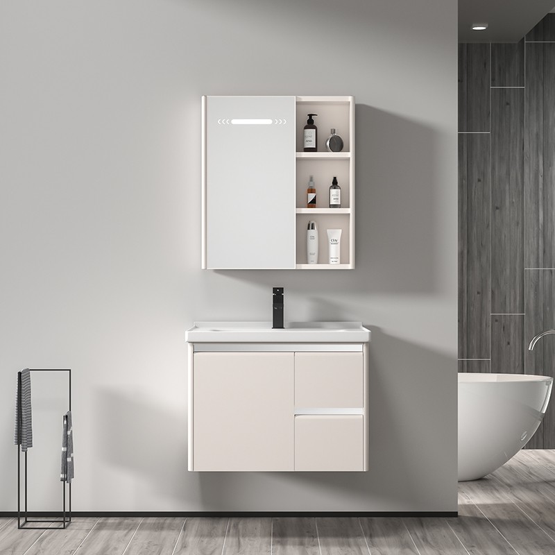 Stylish Bathroom Vanity Cabinet with LED mirror