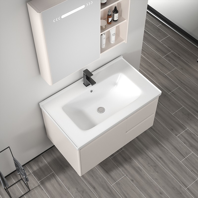 Stylish Bathroom Vanity Cabinet with LED mirror