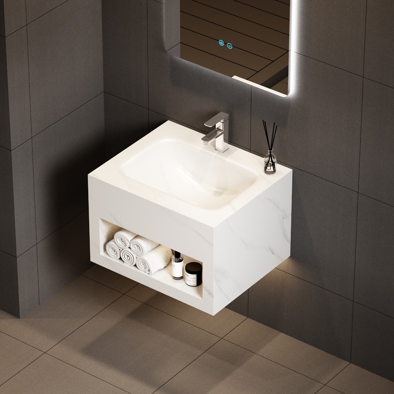 Integrated Sintered Stone Bathroom Vanity