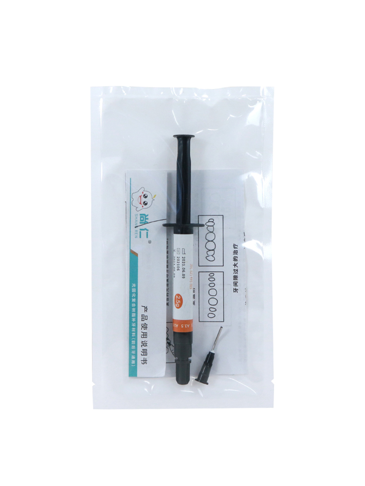 Dental composite resin gum barrier