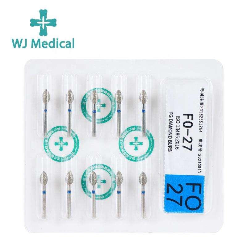 Dental FG Diamond Burs Cardboard Packaging