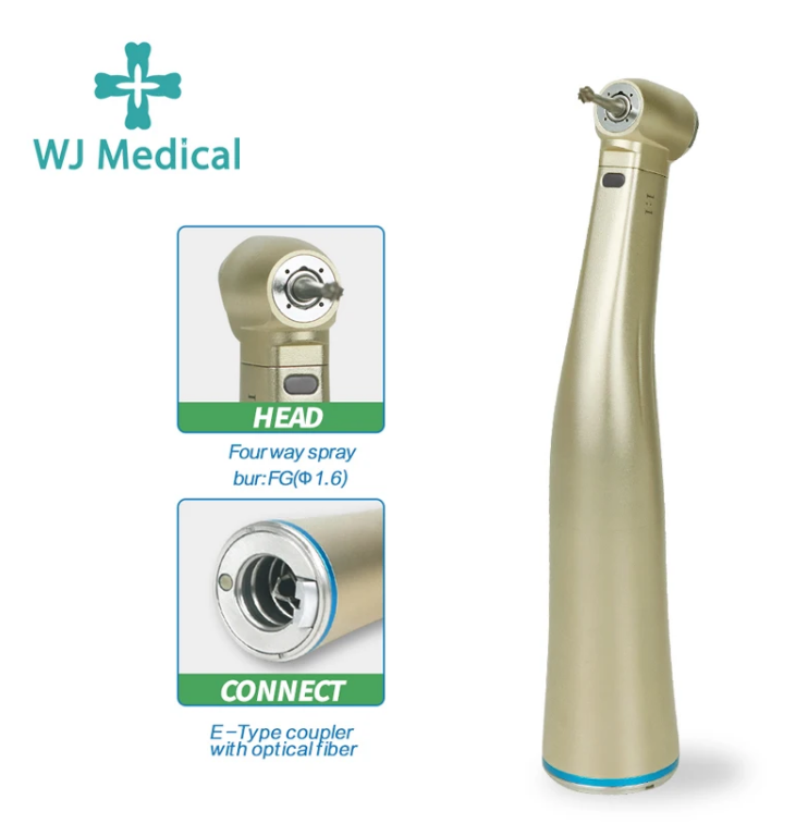 Dental Constant Speed 1:1 Fiber Optic Contra Angle