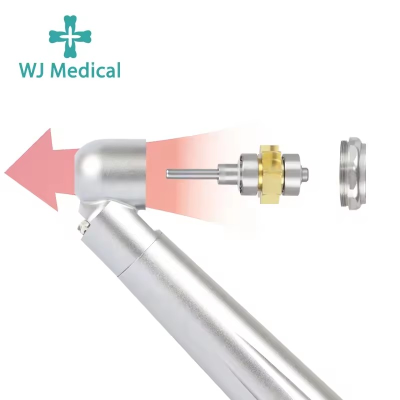 Dental Handpiece Surgery 45 Degree LED Mini Head