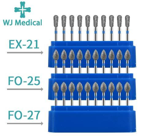 Dental FG Diamond Burs Cardboard Packaging