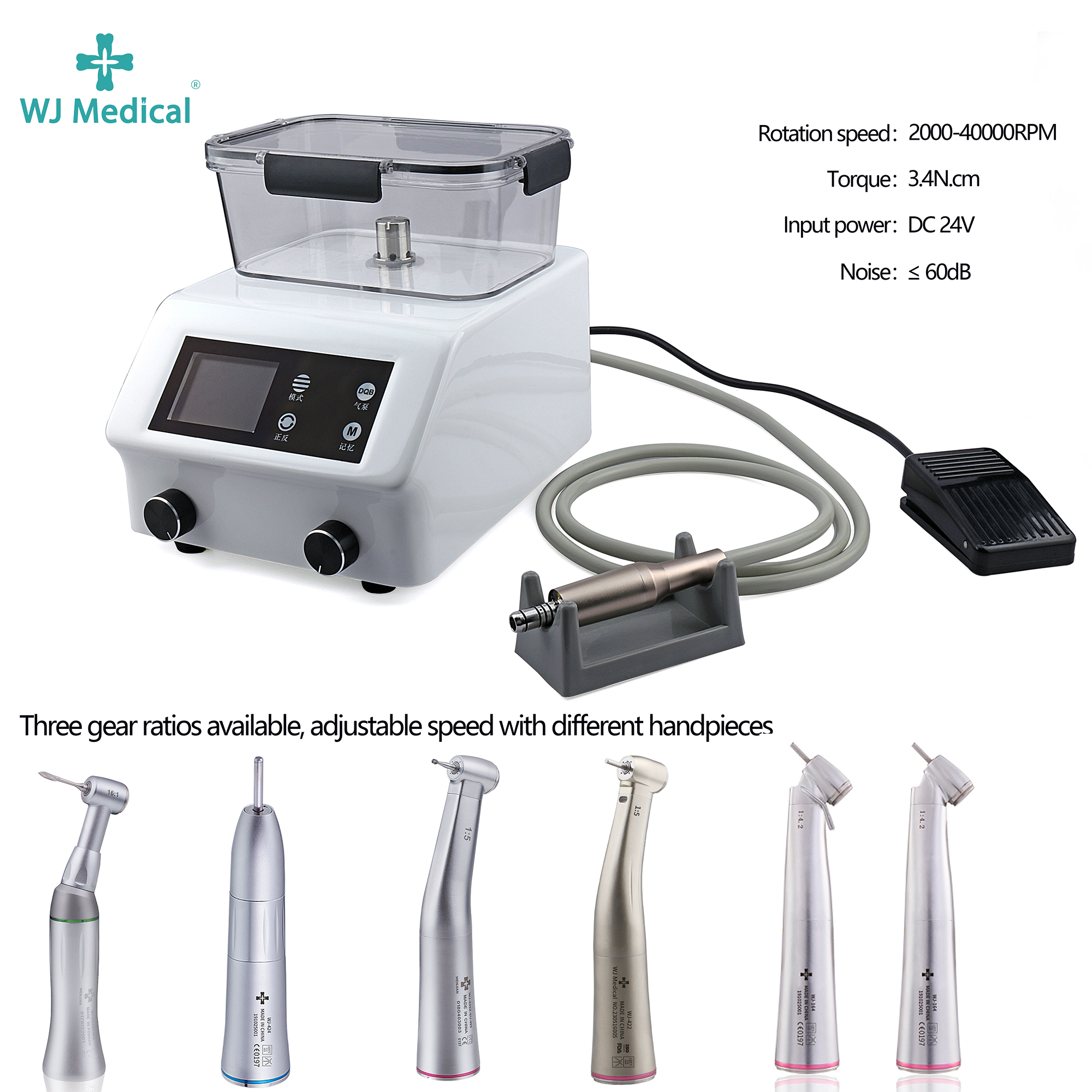 High-Speed Fiber Optic Handpiece