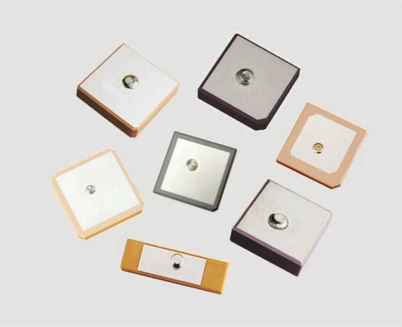 Ceramic antenna manufacturing process flow