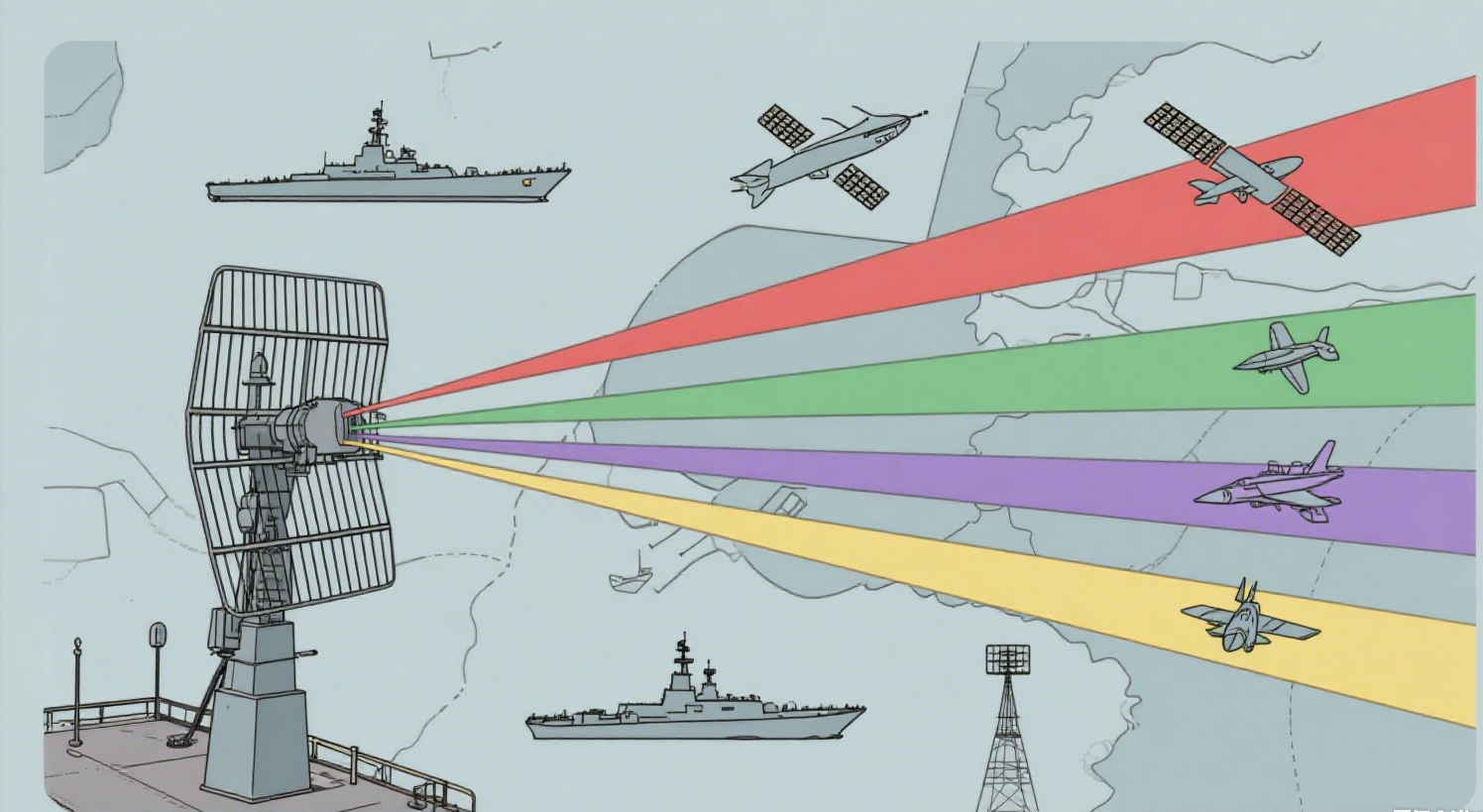 Basic Working Principle and Application of Shipborne Phased Array Antennas