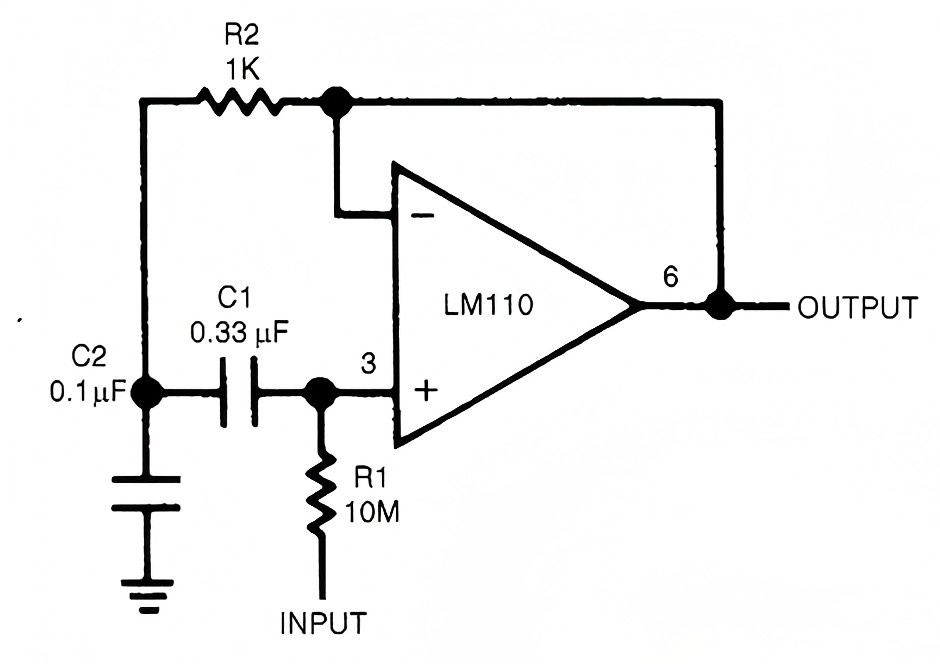 The working principle of a band-pass filter