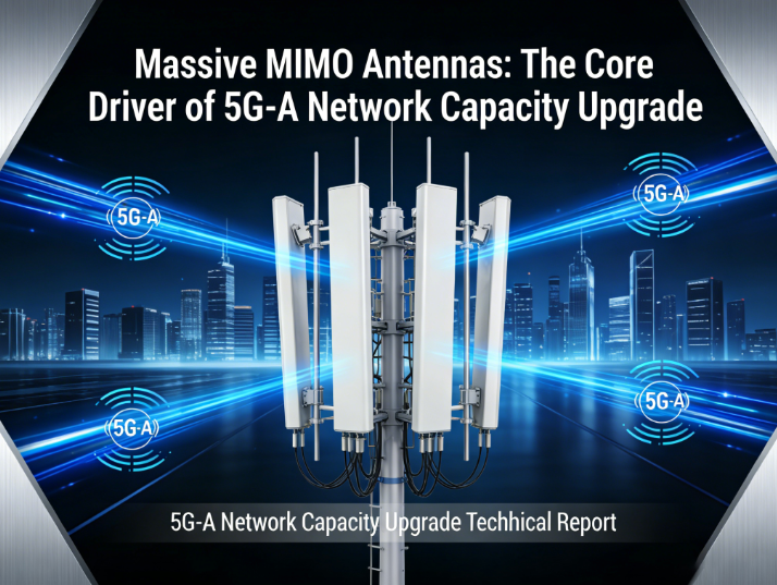 Massive MIMO Antennas: The Core Driver of 5G-A Network Capacity Upgrade