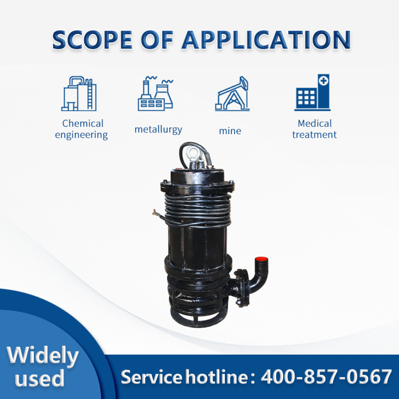 Pompe submersible pour eaux usées